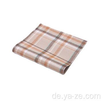 Doppelgesichtes Plaid Fleece gewebter Wollstoff für Mantel